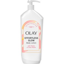 Uravas Store Olay Effortless Glow Gül Suyu Özlü Nemlendirici Vücut Losyonu 532ML
