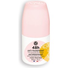 Uravas Store Yves Rocher 48H Roll-On Antiperspirant Deodorant, Papatya, 50 ml