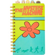 Uravas Store Silver Buffalo Warner Bros Scooby Doo Spiral Notebook With Character Tabs Featuring Scooby Doo, Shaggy, Daphne, Velma, And Fred, 8" x 5" Koleksiyon Figür Yetişkinler ve Çocuklar
