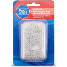 Uravas Store Foot Doctor Kaymaz Tutmaçlı Çift Taraflı Doğal Pomza Taşı