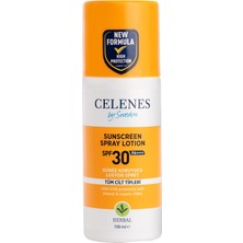 Uravas Store Celenes By Sweden Herbal Güneş Koruyucu Losyon Spray SPF30 150ML