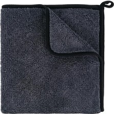 Uravas Store Sogud Mikrofiber Oto Kurulama Bezi 50X70 cm – 550 Gsm Süper Emici Araç Kurulama Havlusu, Iz Bırakmaz & Çizmez, Tek Silmede Kurutma, Profesyonel Oto Temizlik Bezi - Siyah