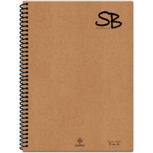 Uravas Store Sb A4 70 Yp. Defter Kraft Kapak Spiralli Hafif Kağıt Çizgili 140 Sf.