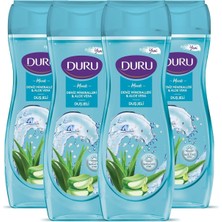 Uravas Store Duru Moods Deniz Mineralleri & Aloe Vera Duş Jeli Duş Lifi ile Birlikte 4X450ML