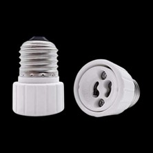Uravas Store Duy Dönüştürücü E27 Erkek Vidalı – GU10 Dişi Ampul Soket Çevirici Adaptör 1 Adet