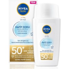 Uravas Store Nıvea Sun Hafif Dokulu Güneş Koruyucu Yüz Kremi 40ML, SPF50