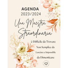 Uravas Store Independently Published Agenda Maestra 2023-2024: Regalo Maestra Fine Anno : Pianificatore Settimanale 01 Settembre 2023 – 30 Giugno 2024 | Diario Scolastico | Fiori.