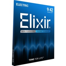 Uravas Store Elixir 09-42 Polyweb Super Light Elektro Gitar Teli 12000