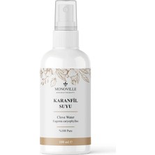 Uravas Store Monoville Karanfil Suyu 100 ml Cam ŞIŞE%100 Saf ve Doğal (Clove Water)