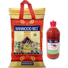Uravas Store Halloumoğlu Mahmood Rice Pirinç 4 kg + Gloria Acı Sos 474 ml
