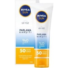 Uravas Store Nıvea Sun Parlama Karşıtı Spf 50 Güneş Koruyucu Yüz Kremi 50 ml