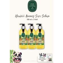 Uravas Store Eyüp Sabri Tuncer Sıvı Sabun Hawaii Ananas 500 ml 3 Adet ve Rosıe 60'lı Pamuk