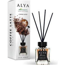 Uravas Store Alya Alya Nature's Scents Coffee Latte Bambu Çubuklu Oda Kokusu - Latte Kokusu