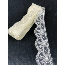 Uravas Store Krem Güpür Dantel Model 117