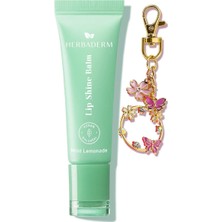 Uravas Store Herbaderm Parlatıcı, Dolgunlaştırıcı, Onarıcı Vegan Dudak Balmı, Anahtarlık Hediyeli, Limonata Aromalı 10 ml