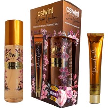 Uravas Store Ostwint Fragrance Mist Dream Garden Vücut Spreyi 200ML & Vücut Kremi 50ML Set - Ferahlatıcı Bahar Esintisi ve Meyve Özlü Parfüm Kokusu
