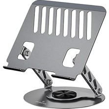 Uravas Store Minesk Macbook ve Laptop Standı 360 Derece Dönebilen Boyutu Ayarlanabilir Alüminyum Alaşım Ergonomik Tasarım Bilgisayar Tutucu (Bilgisayar Standı)
