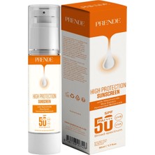 Uravas Store Prende High Protection Sunscreen Güneş Kremi Spf 50+ Pa++++ Niacinamide ile Pirinç Özü Fermente Bitkisel