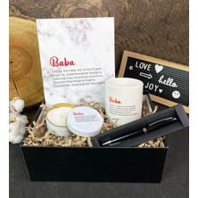 Uravas Store Özel Kutulu Baba Tasarımlı Hediye Seti