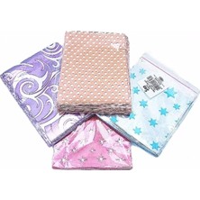 Uravas Store 5 Adet 15X25 cm Metalize Bantlı Hediye Poşeti, Metalize Hediye Paketi Poşeti Jelatini