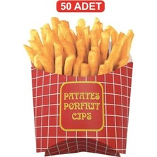 Uravas Store Karton Cips Patates Kutusu 50 Adet
