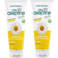 Uravas Store Cire Aseptine Soft Prebiyotik Nemlendirici Bakım Kremi Papatya Özlü 75 ml x 2 Adet