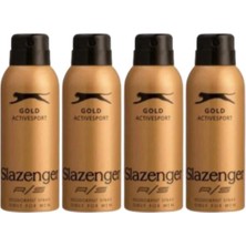 Uravas Store Slazenger Active Sport Gold Deo 150 ml - Erkek Deodorantı x 4 Adet P04705