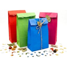Uravas Store 15X29 Renk Şöleni Mix Kese Kağıdı Seti – 4 Renk Karışık 12’li Paket | Kalın, Dayanıklı Hediye Paketleme Için Ideal