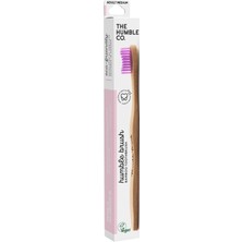 Uravas Store The Humble Co. Bambu Diş Fırçası Yetişkin Medium Orta Sert Lila, [manuel]