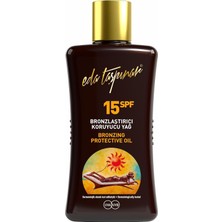 Uravas Store Eda Taşpınar Bronzlaştırıcı Koruyucu Yağ Spf 15 (200 Ml/6.8 Fl Oz)