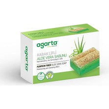 Uravas Store Agarta Doğal Kabak Lifli El Yapımı Aloe Vera Sabunu 125G