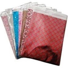 Uravas Store Metalize Bantlı Poşet 40X60 cm 100'LÜ