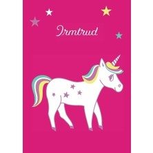 Uravas Store Irmtrud: Einhorn Malbuch / Tagebuch / Notizbuch - Dın A4 - Blanko