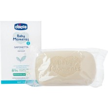 Uravas Store Chicco Baby Moments Saponetta Bar Soap, 100 Gr, Beyaz