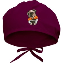 Uravas Store Cool Dog Baskılı Cerrahi Bone - Doktor ve Hemşire Bonesi Hastane Bonesi