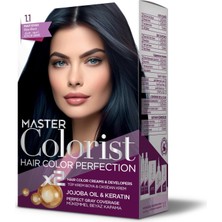 Uravas Store Set Saç Boyası 1.1 Mavi Siyah