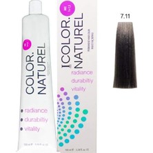 Uravas Store Color Naturel Saç Boyası 7.11 Yoğun Küllü Kumral 100 ml