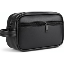 Uravas Store Boldy Erkek Kozmetik Çantası-Tıraş Çantası-Seyahat Çantası-Makyaj Çantası-Traş Çantası-El Çantası-Handbag