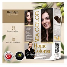 Uravas Store Sea Color Home Colorist Set Saç Boyası 6.0 Derin Kumral Deep Blonde