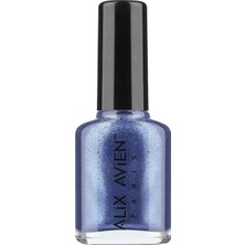 Uravas Store Alıx Avıen Metalik Mavi Oje 40 - Yüksek Pigmentli Uzun Süreli Kalıcılık Hızlı Kuruma - Nail Lacquer 40