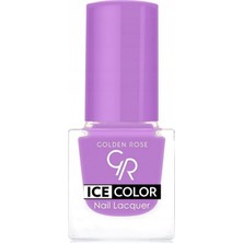 Uravas Store Golden Rose Ice Color Nail Lacquer No: 132 - Parlak Bitişli Mini Oje 6 ml