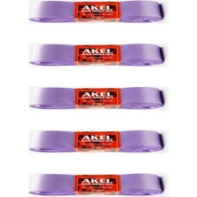 Akel Dar Dokuma Lila Saten Kurdele - 3 Cm. x 10 Metre - 5 Adet