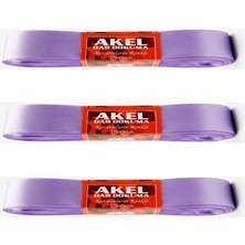 Akel Dar Dokuma Lila Saten Kurdele - 3 Cm. x 10 Metre - 3 Adet