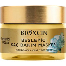 Uravas Store Bioxcin Besleyici Yağlar Saç Bakım Maskesi 225 ml – 9 Çiçek Yağı, Pantenol ve Biocomplex B11 Içeren Yoğun Nemlendirici & Onarıcı Maske – Kuru ve Yıpranmış Saçlar Için Besleyici Bakım