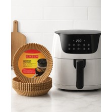 Shopwave 100 Adet Airfryer Kağıdı Su Geçirmez Yağ Tutmaz Pişirme Altlığı