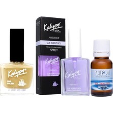 Uravas Store Kalyon Oje 233 + Oje Kurutucu Sprey 17 ml + Oje Çözücü