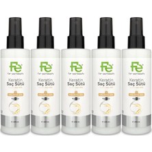 Uravas Store Fe Keratin Saç Sütü 200ML, 5'li Set