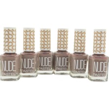Uravas Store Pastel Nude Oje NO:759 6'lı Paket
