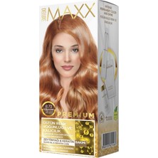 Uravas Store Maxx Deluxe Premıum Yarı Kit Set Saç Boyası 8.73 Altın Karamel