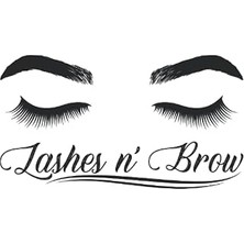 Uravas Store Lashes N' Brows Lash Tech Eyelash Artist Lash Artist: Dot Grid Notebook/journal (6” x 9”) Lashes And Brows For Beauty Spas & Beauty Salons